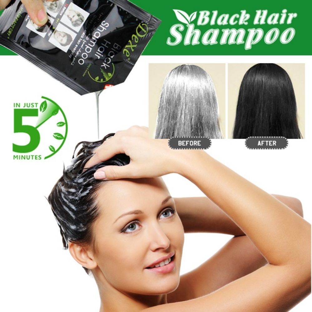 Shampoo Pinta Canas 10min Color Negro Caja X 10 Unidades - NEGRO